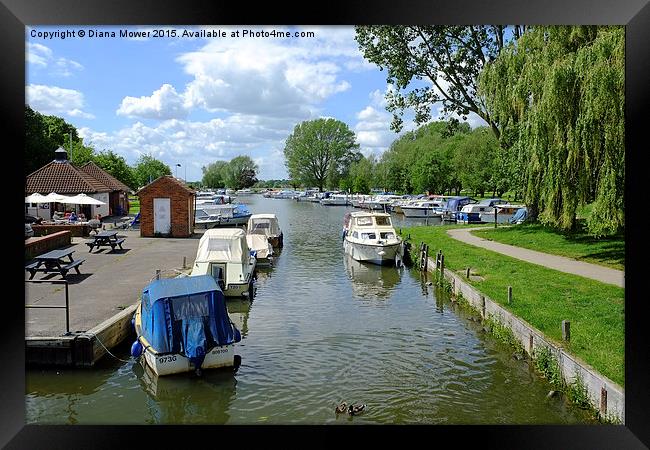  The Waveney, Beccles.  Framed Print by Diana Mower