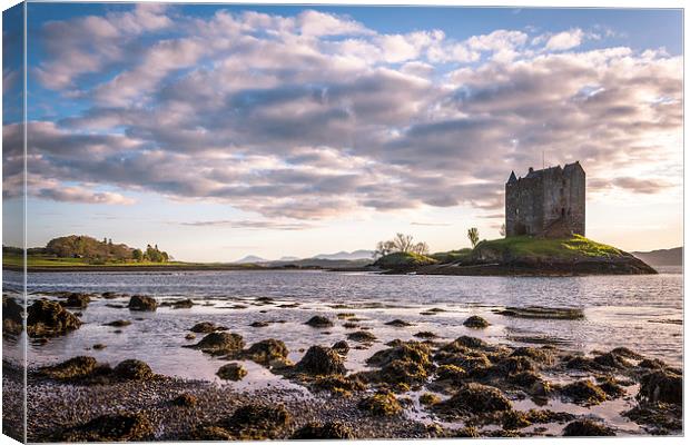  Castle Stalker Canvas Print by Nick Rowland