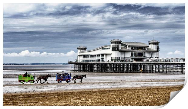  Weston Super Mare Print by Anthony Michael 