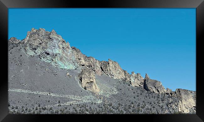  Smith Rock Framed Print by Wilhelmina Hayward