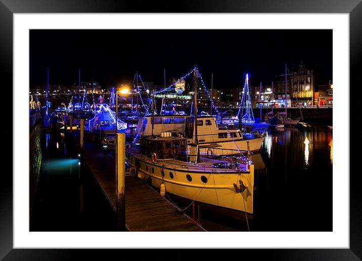  Ramsgate Harbour Framed Mounted Print by Ian Hufton