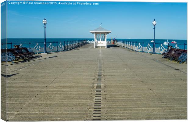  Swanage Pier Canvas Print by Paul Chambers