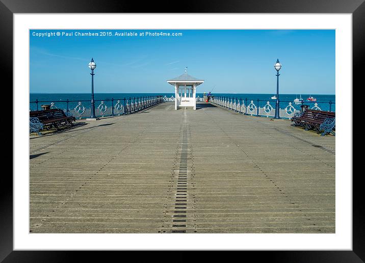  Swanage Pier Framed Mounted Print by Paul Chambers