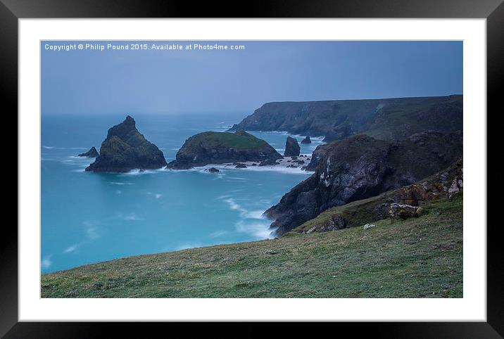  Kynance Cove Cornwall Framed Mounted Print by Philip Pound