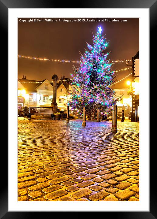  Christmas in Knaresborough 3 Framed Mounted Print by Colin Williams Photography