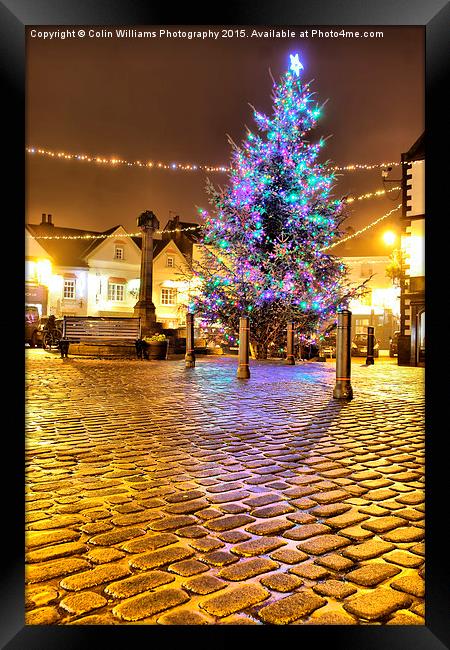  Christmas in Knaresborough 3 Framed Print by Colin Williams Photography