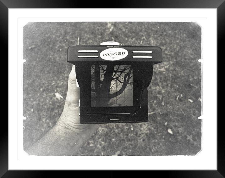 Camera Framed Mounted Print by Jean-François Dupuis