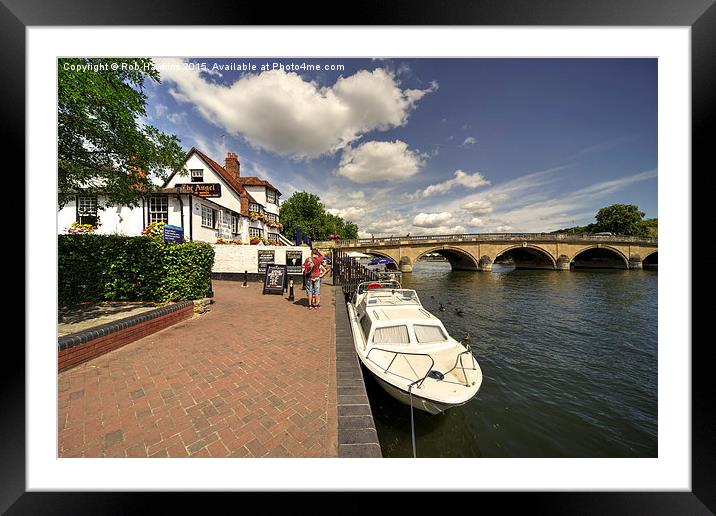  Henley Bridge  Framed Mounted Print by Rob Hawkins
