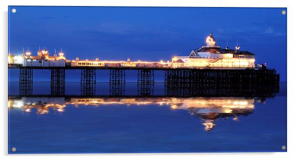  Eastbourne Pier Acrylic by Tony Bates