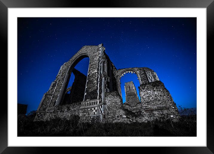  Covehithe Church Framed Mounted Print by Paul Nichols