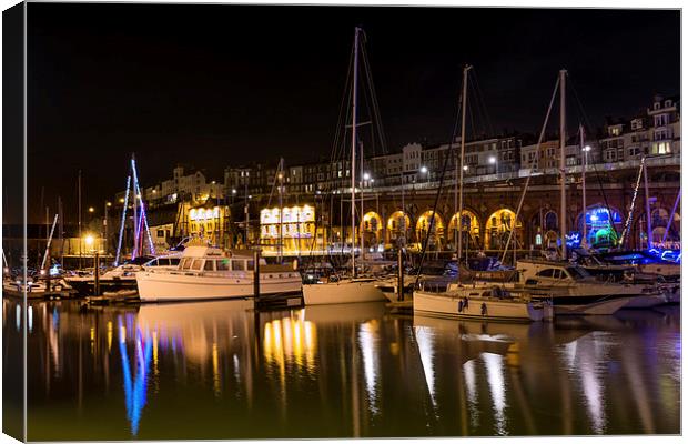  Ramsgate Harbour Canvas Print by Ian Hufton
