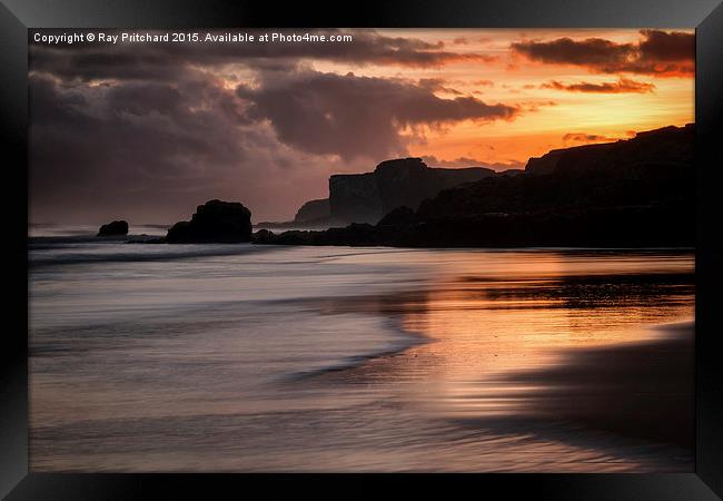 Sunrise at Sandhaven Framed Print by Ray Pritchard