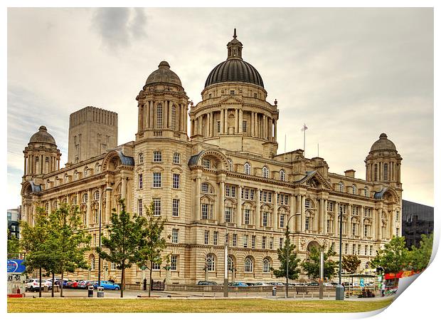  Port of Liverpool Print by David McCulloch