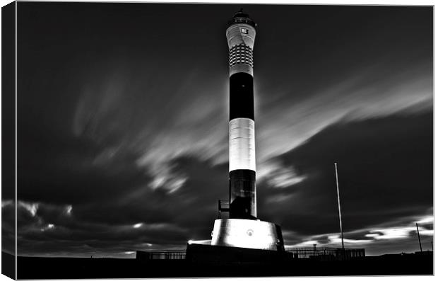  Dungeness Lighthouse standing defiant ! Canvas Print by Trevor Kerr
