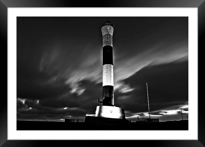  Dungeness Lighthouse standing defiant ! Framed Mounted Print by Trevor Kerr