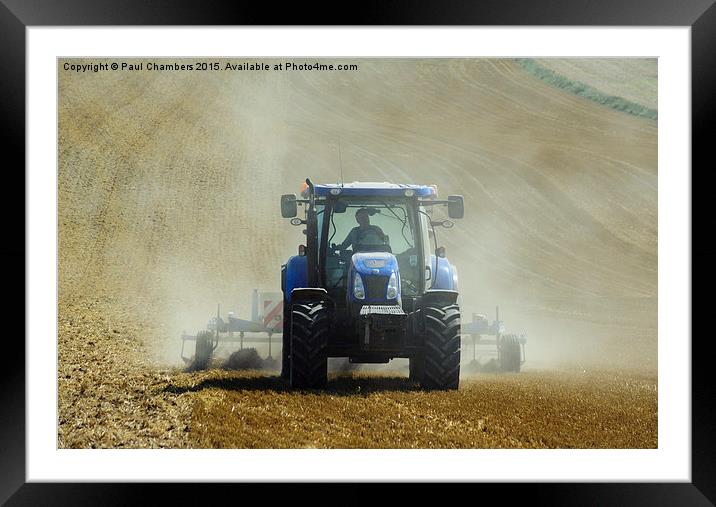  Farming Framed Mounted Print by Paul Chambers