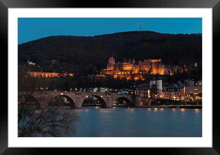 Heidelberg Framed Mounted Print by Johannes Valkama