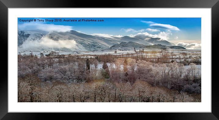  Towards Helvellyn Framed Mounted Print by Tony Sharp LRPS CPAGB