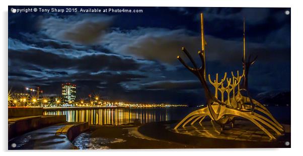  The Sun Voyager, Reykjavik, Icelend Acrylic by Tony Sharp LRPS CPAGB