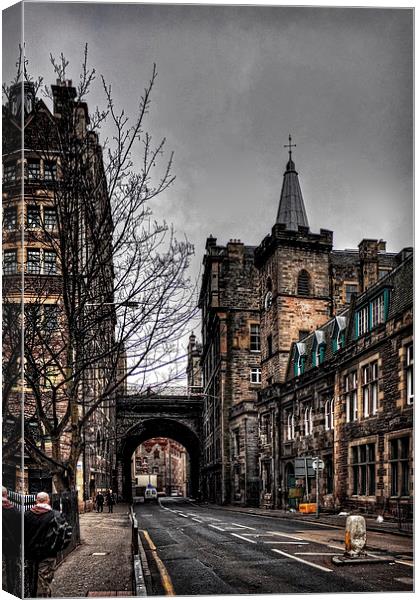 The Cowgate Canvas Print by Tom Gomez