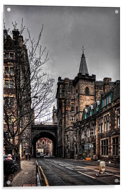 The Cowgate Acrylic by Tom Gomez