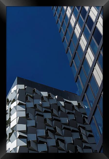  blue skies over... Framed Print by Mark Tomlinson