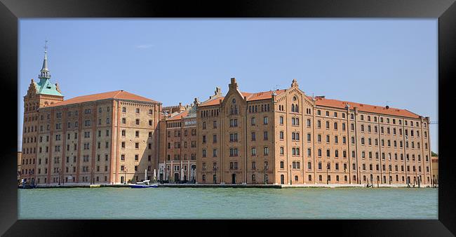 G Stucky Hilton Molino hotel in Venice, Italy. Framed Print by Ian Middleton
