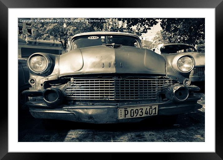  Buick Chrome  Framed Mounted Print by Rob Hawkins