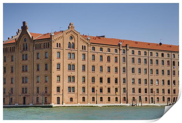 G Stucky Hilton Molino hotel in Venice, Italy. Print by Ian Middleton