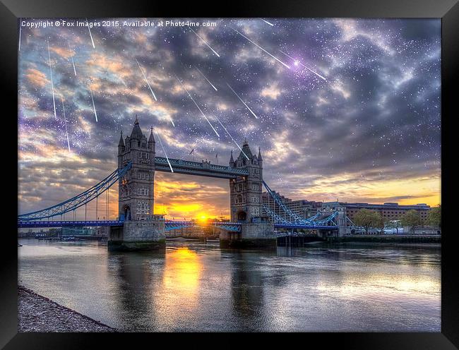 Tower bridge of london Framed Print by Derrick Fox Lomax