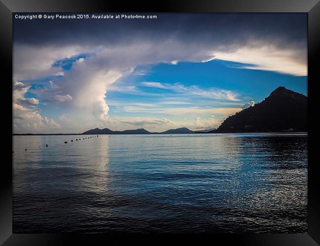  After the storm at Cala de Formentor Majorca. Framed Print by Gary Peacock