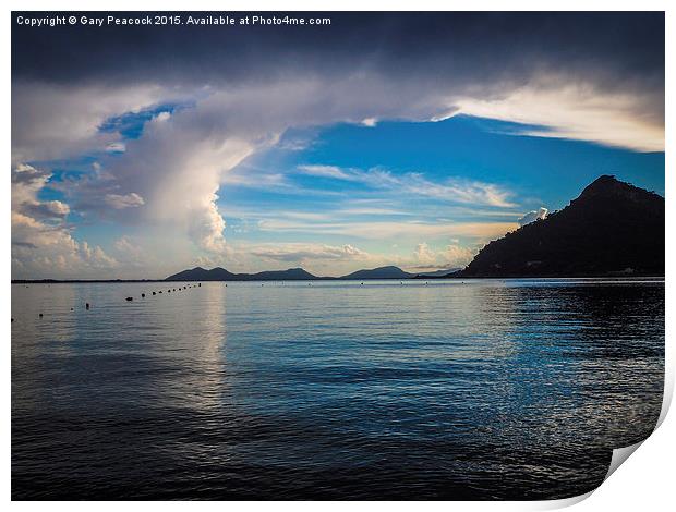  After the storm at Cala de Formentor Majorca. Print by Gary Peacock