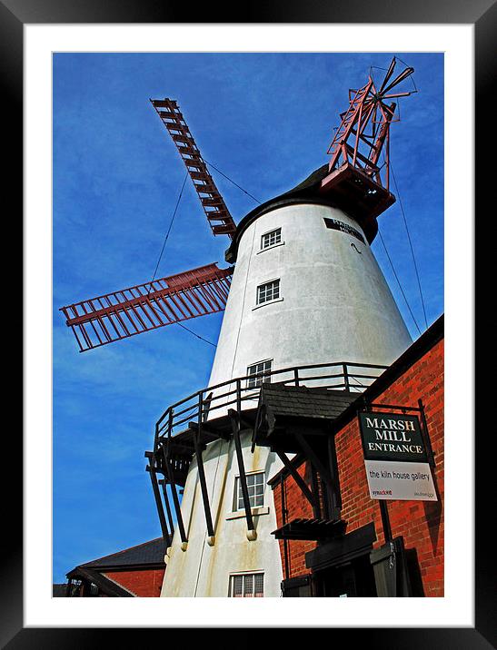  Marsh Mill Alleyway Framed Mounted Print by David McCulloch