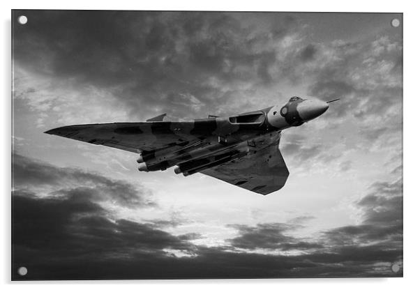 Vulcan Bomber- Mono Acrylic by J Biggadike