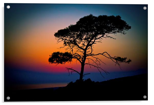  Patara Beach sunset Acrylic by Trevor Kerr