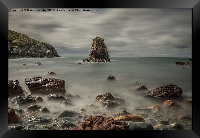 Bay at Rhoscolyn Framed Print by David Oxtaby  ARPS