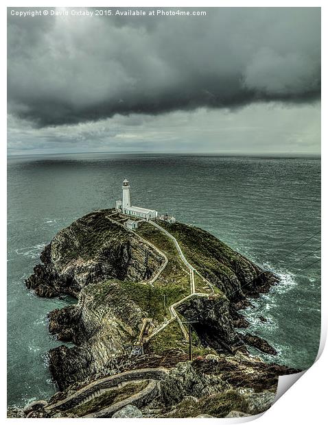  South Stack lighthouse, Anglesey Print by David Oxtaby  ARPS