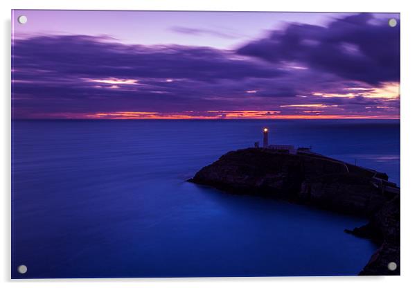 South Stack lighthouse Acrylic by Thomas Schaeffer