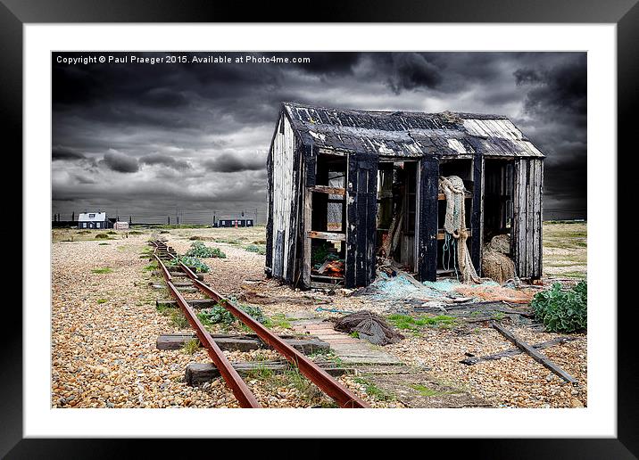  Dungeness fisherman's hut Framed Mounted Print by Paul Praeger