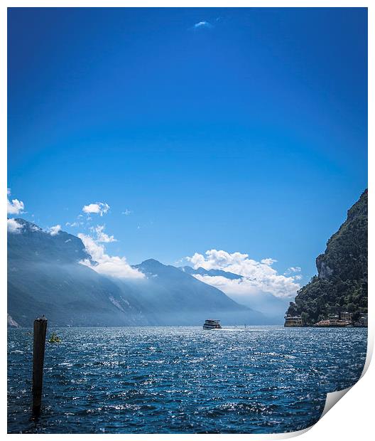  Lake Garda  Print by Julian Bowdidge