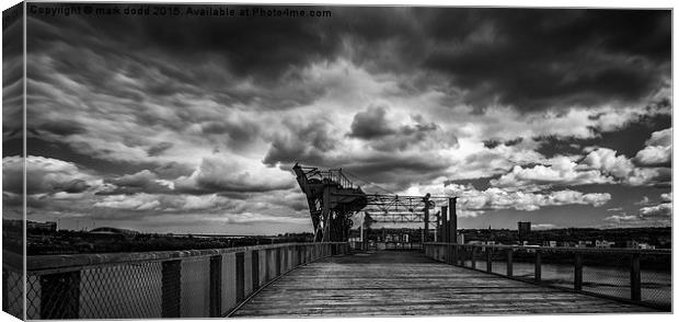  Dunston Staithes Canvas Print by mark dodd