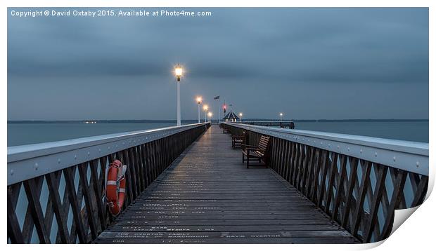  Yarmouth Pier at Dusk Print by David Oxtaby  ARPS