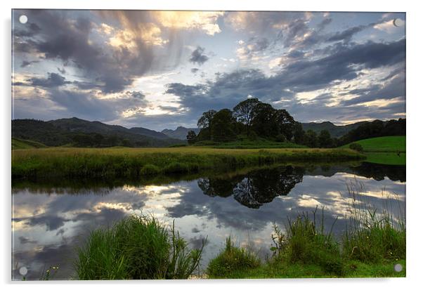  Elterwater Reflections Acrylic by Mark Tomlinson