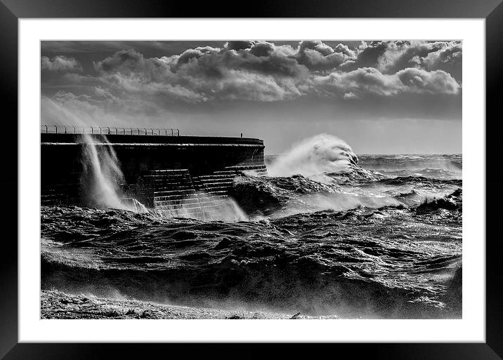  Hold on tight its a bit rough ! Framed Mounted Print by Trevor Kerr