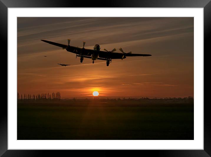   The final Approach Framed Mounted Print by Stephen Ward
