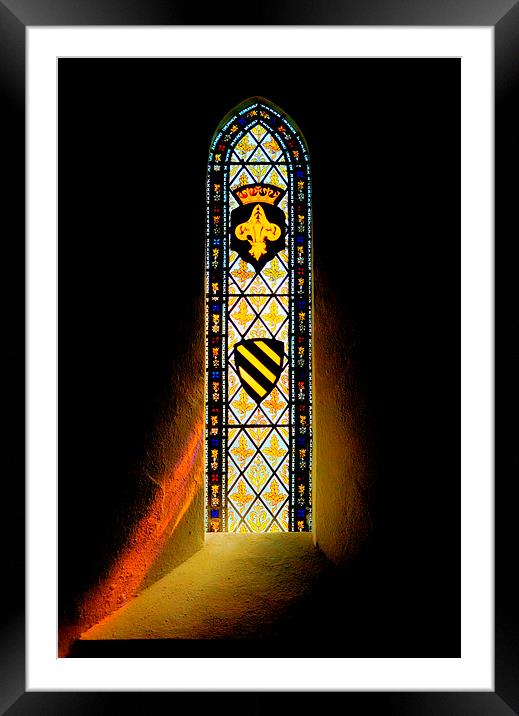 Divine Light Framed Mounted Print by Malcolm McHugh