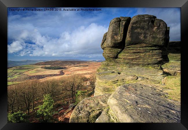 Majestic Stanage Edge Framed Print by Phil Durkin DPAGB BPE4