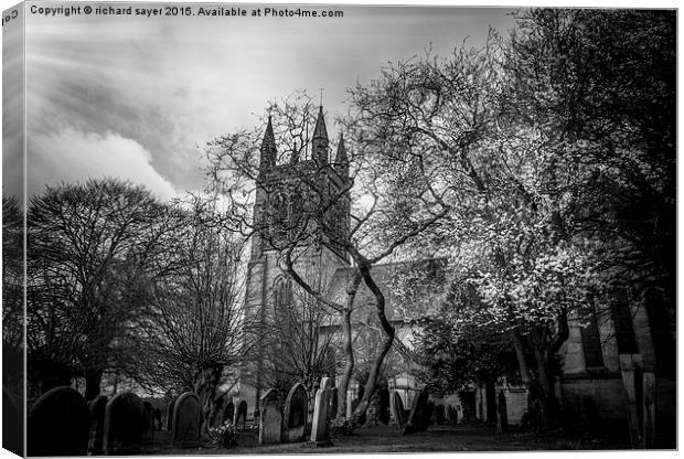  All Saints Church Canvas Print by richard sayer