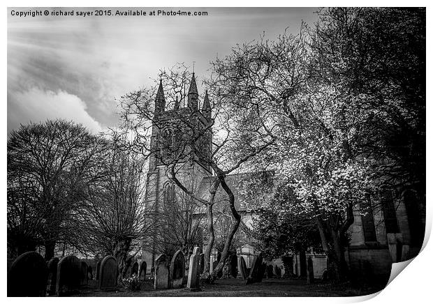  All Saints Church Print by richard sayer