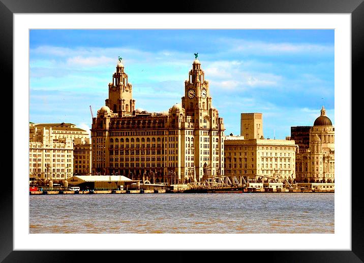  the three graces Framed Mounted Print by sue davies